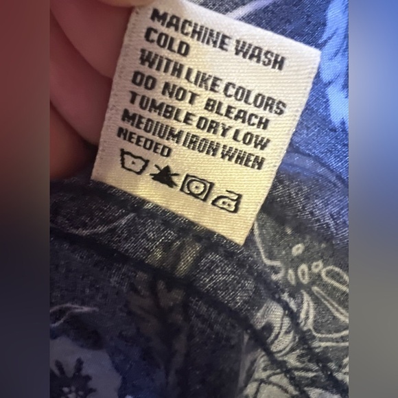 Womens Summer Tops - Blue Blouse / Shirt - Elastane - Floral - Casual Free Plane - Picture 14 of 16